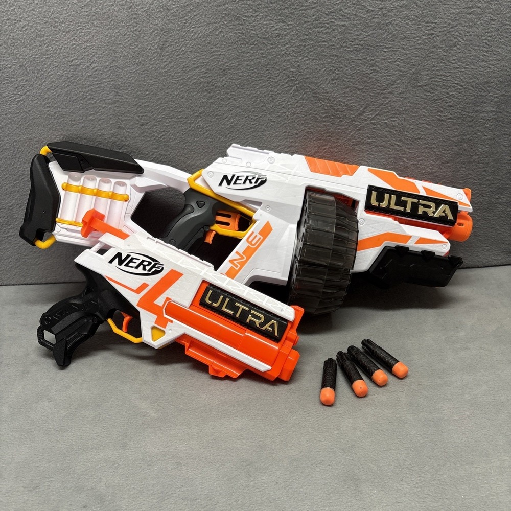 Nerf Gun Ultra ONE-Motorized Blaster Nerf Ultra IV Bundle w/4 Bullets Works